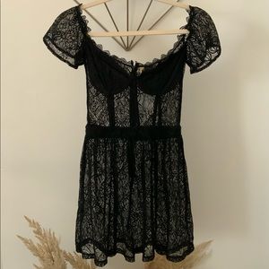 Forever 21 Corset Lace Dress